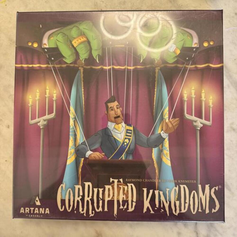 Corrupted Kingdoms Board Game Artana Casual Factory‎ Sealed Collector Game Night
